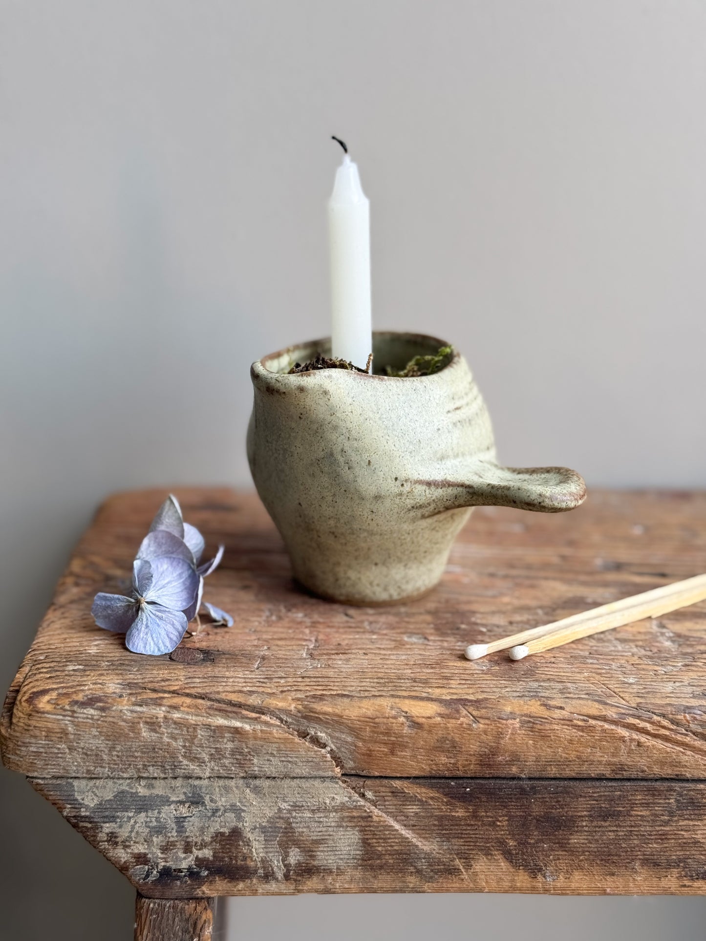 Vintage Studio Pottery Abstract Creamer