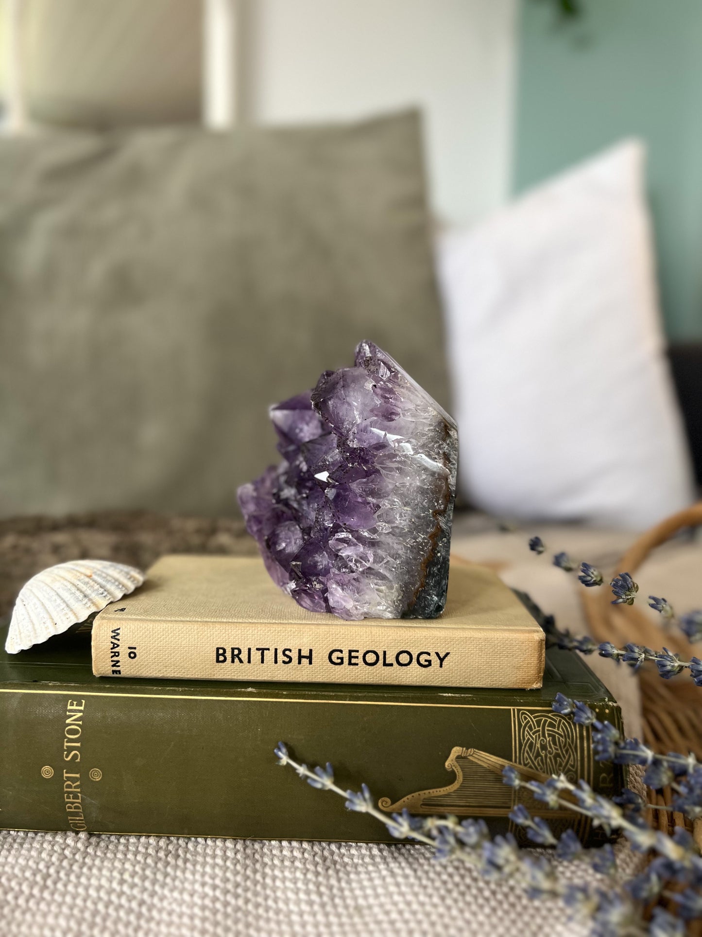Large Natural Amethyst Crystal Formation