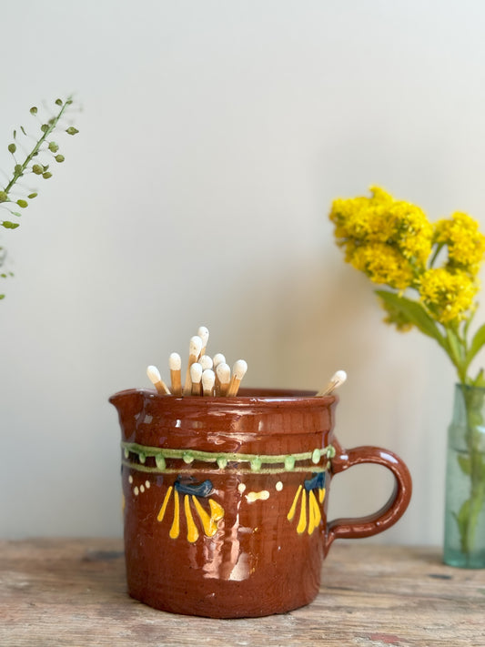 Vintage French Slipware Creamer