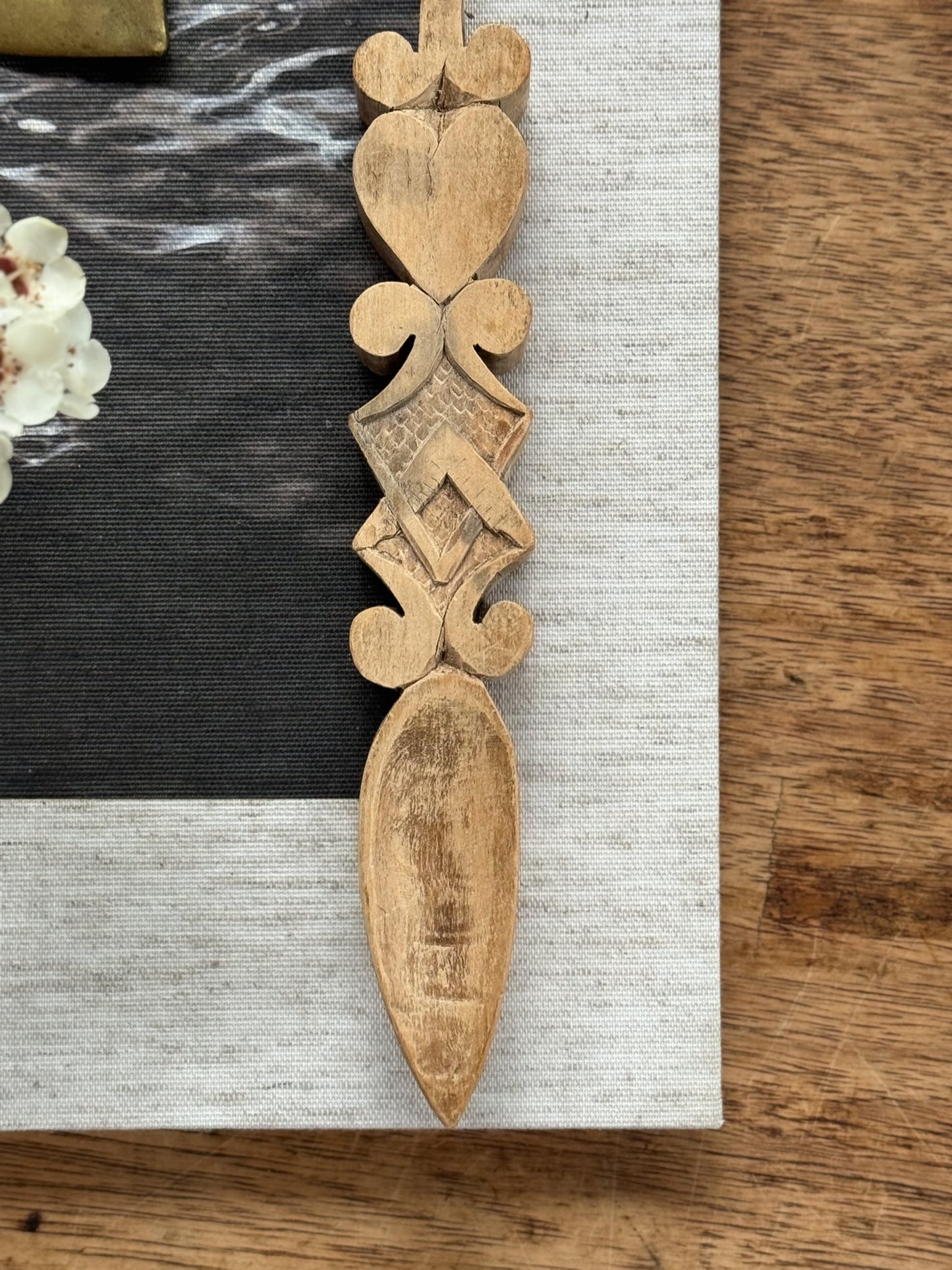 Lover’s Knot • Cwlwm Cariad - Vintage Hand-Carved Welsh Love Spoon
