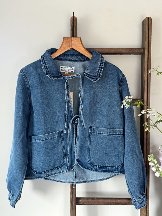 Stoosh 100% Cotton Denim Jacket — New with Tags - Size M