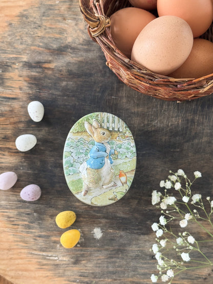Vintage 2003 Peter Rabbit Enamel Tin