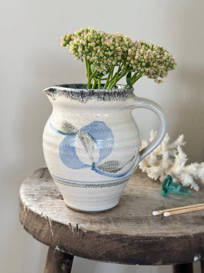 Vintage 1979s Studio Pottery Jug by Glynn Ward, Birkenhead Park Pottery (with Stan Johnson ‘SJ’ stamp)
