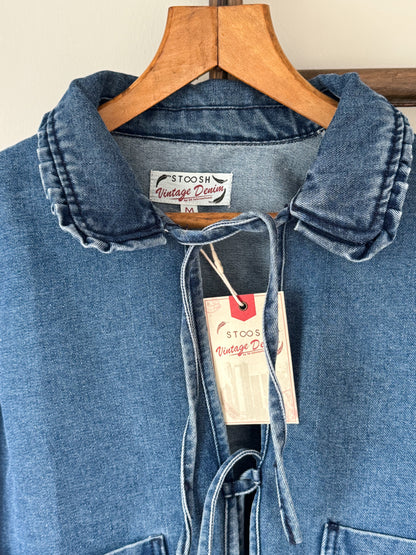 Stoosh 100% Cotton Denim Jacket — New with Tags - Size M