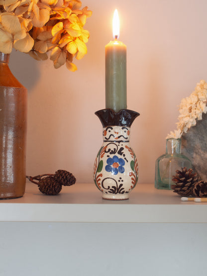 Rare Vintage Hungarian Studio Pottery ‘Little Guy’ Miniature Candle Holder / Match Holder / Creamer