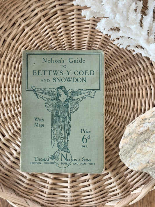 Antique 1908 Nelson’s Guide to Betws Y Coed and Snowdon