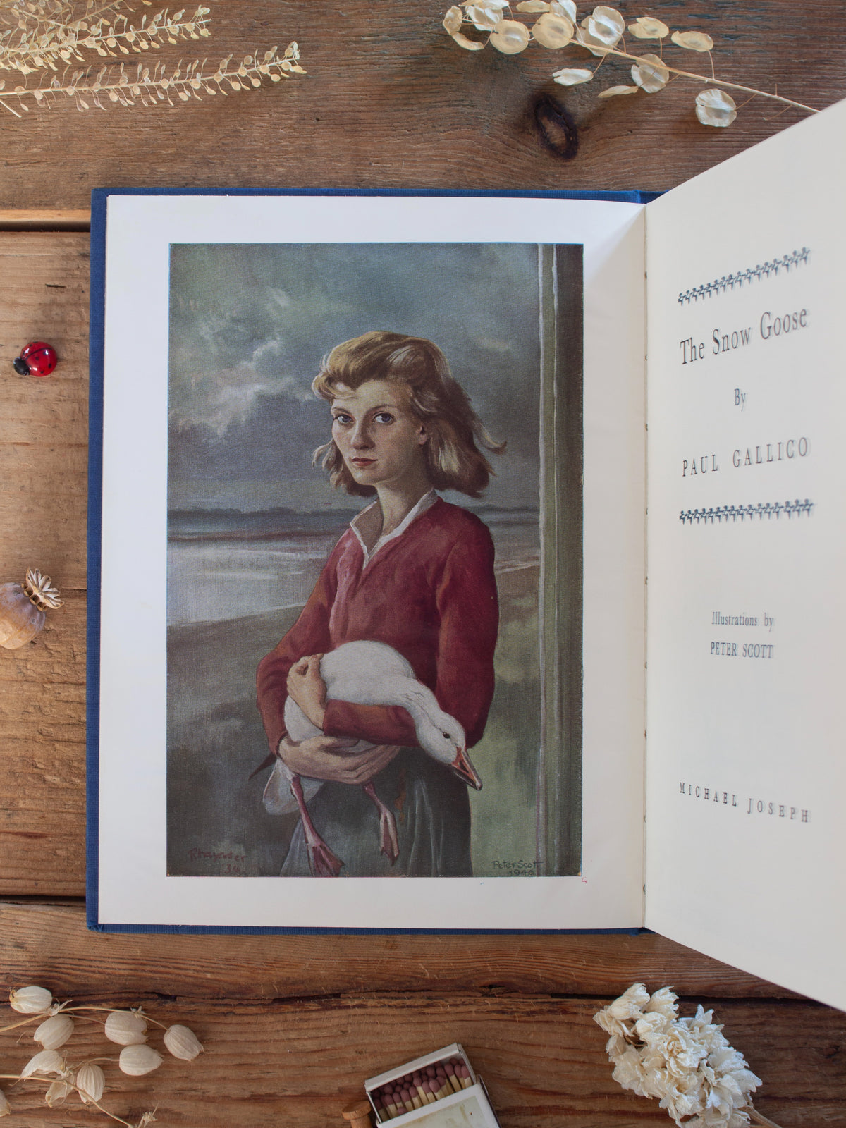 Vintage 1973 The Snow Goose by Paul Gallico by Illustrated by Peter Scott