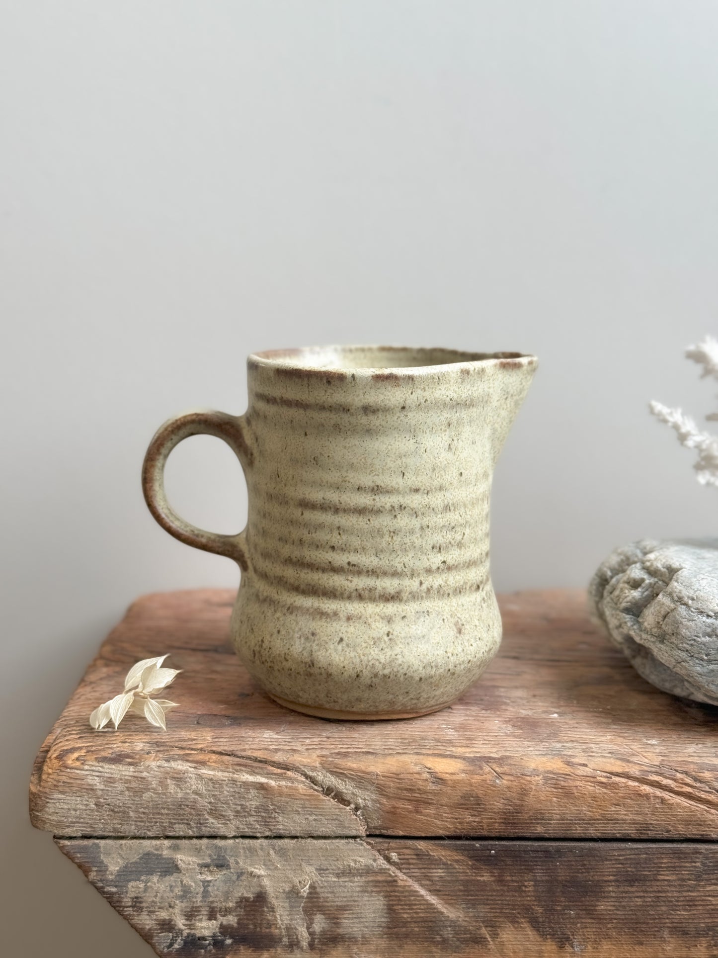 Vintage Studio Pottery Neutral Creamer | Match Pot