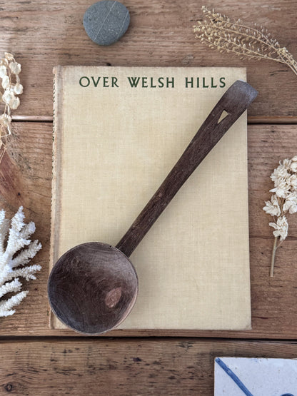 Antique Hand-Carved Welsh Cawl Spoon (Option 1)