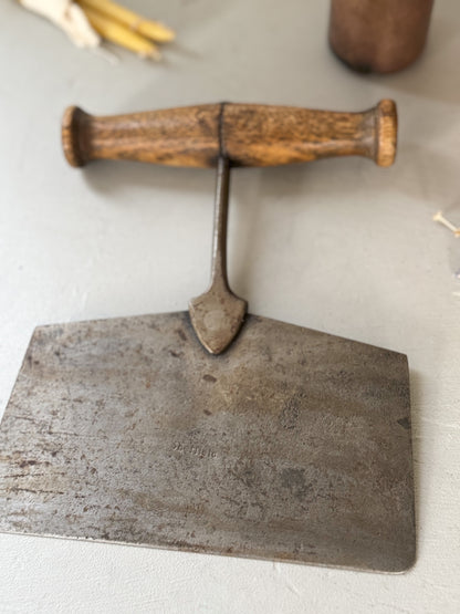 Antique Victorian Herb Chopper, Made in Sheffield