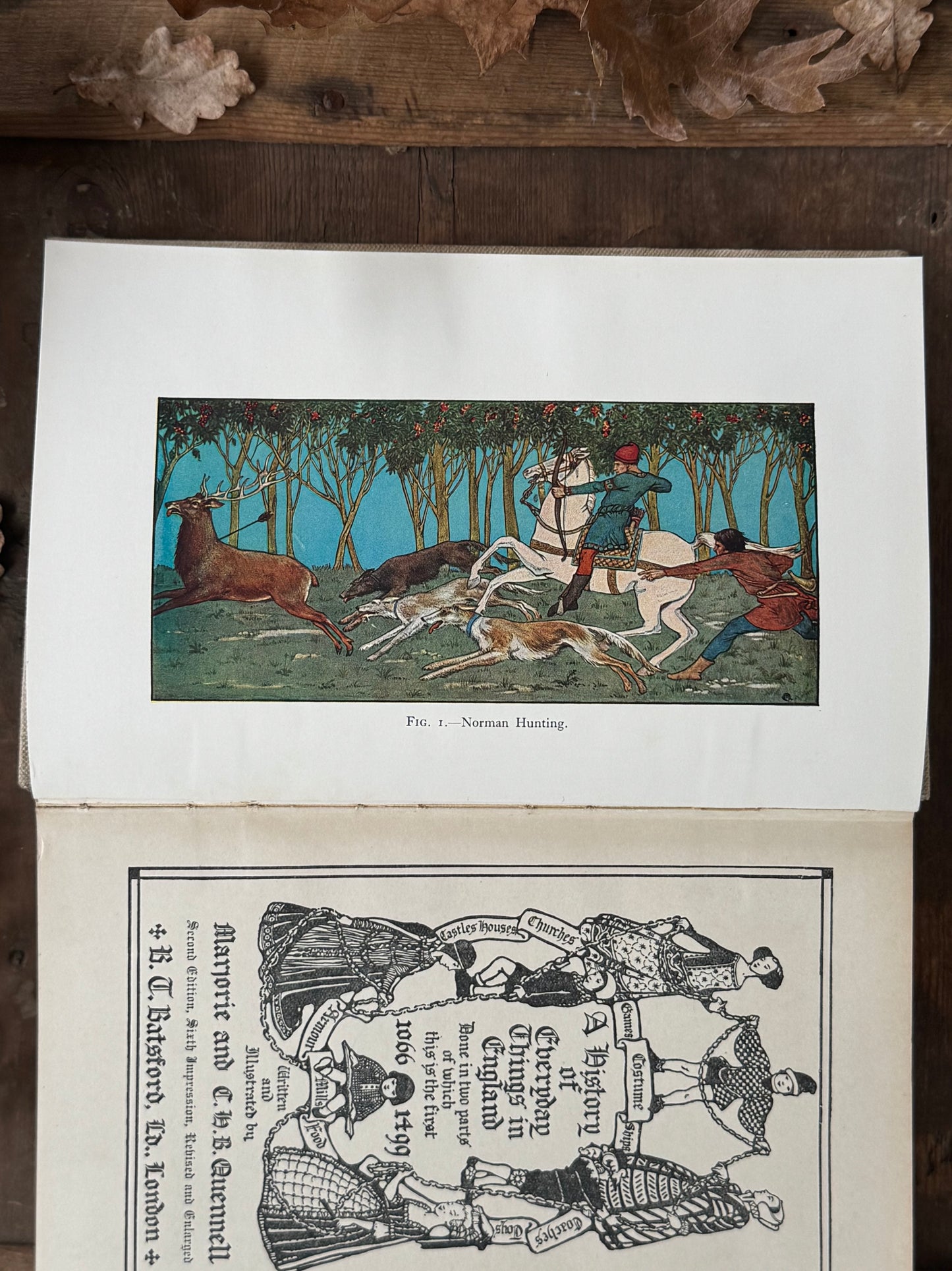 A History of Everyday Things in England: 1066–1499 - Marjorie & C.H.B. Quennell, Sixth Impression, 1931
