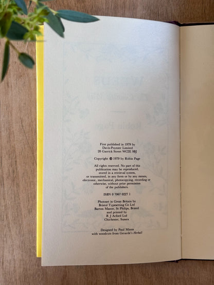Weeds the Country Way, by Robin Page,1979, First Edition