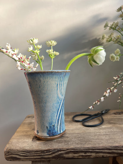 Abstract Studio Pottery Posy Vase