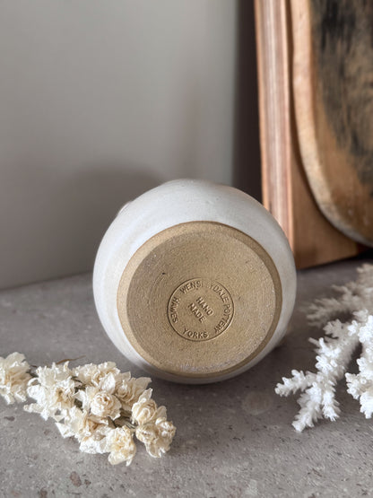 Vintage Wensleydale Pottery Sandstone Creamer Jug, Hawes, York