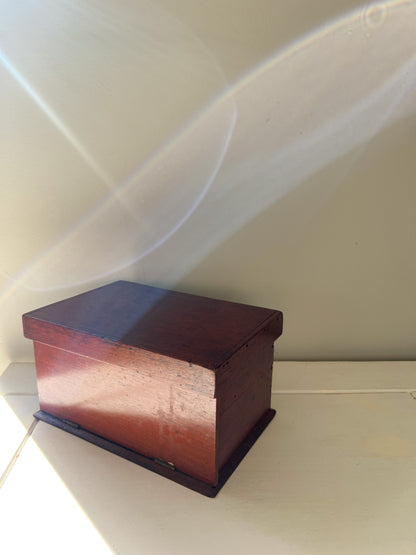Antique Mordan & Co London Post Office Scales with Original Wooden Box