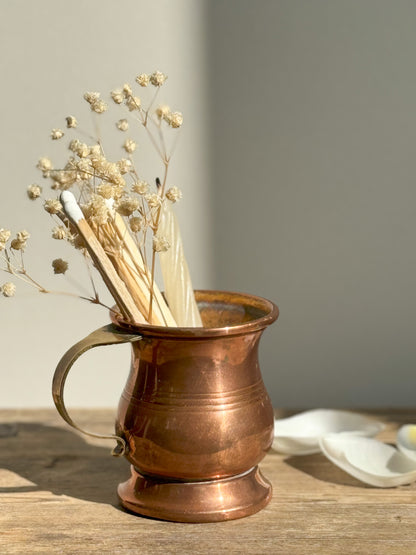 Miniature Copper Match Pot