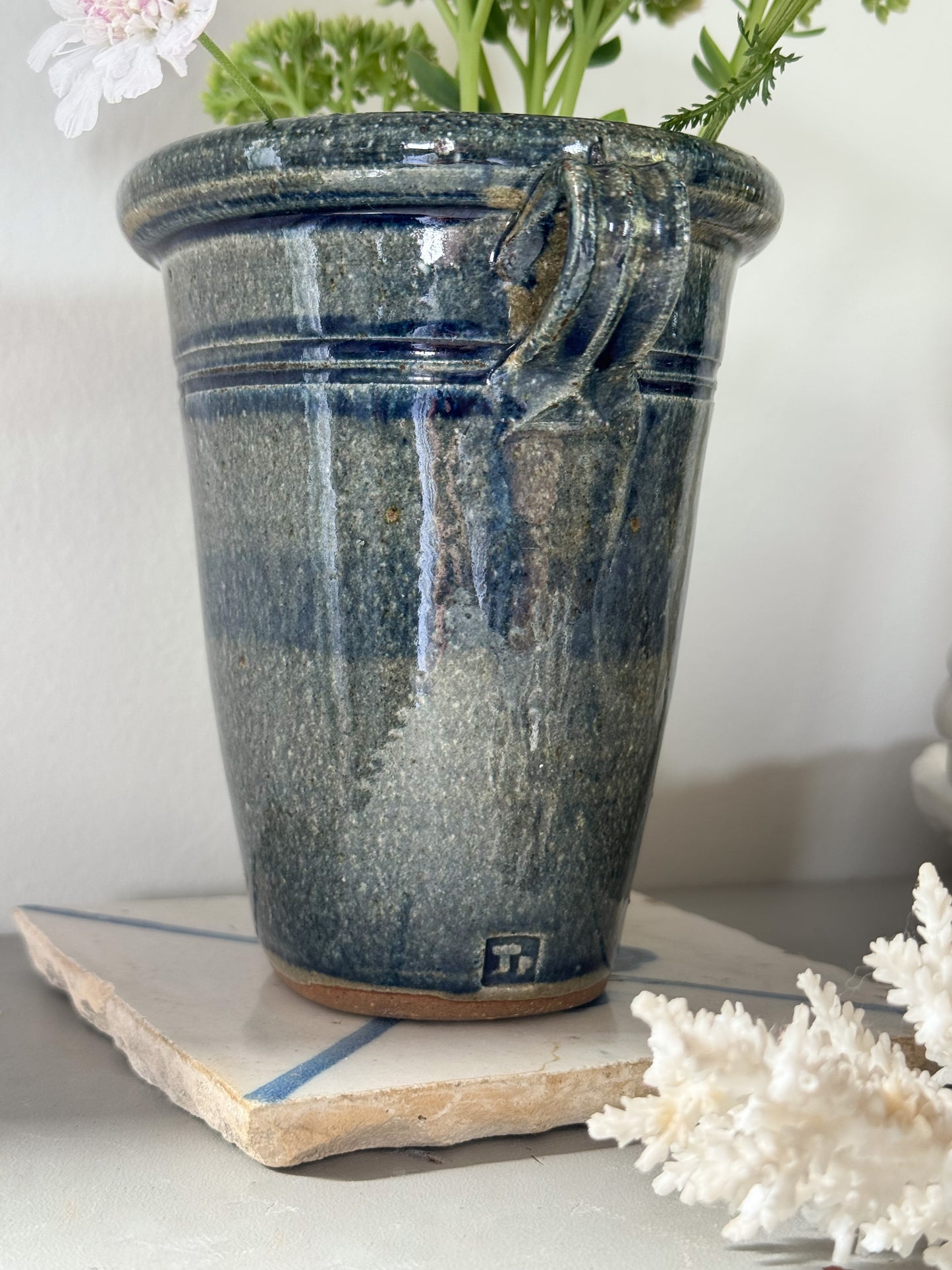 Vintage Nic Harrison Studio Pottery Vessel – St Ives, Trelowarren Pottery