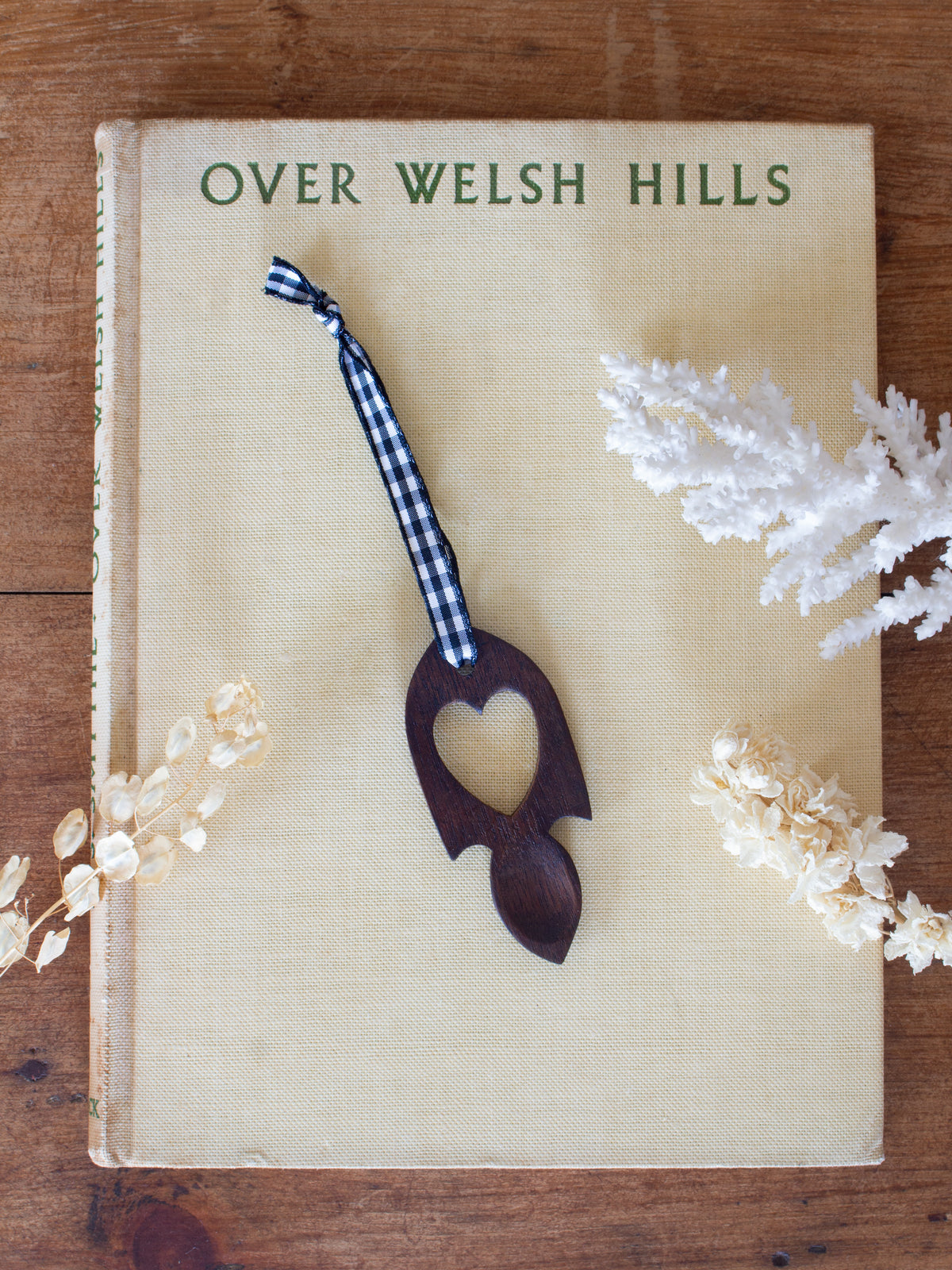 Vintage Miniature Hand-Carved Welsh Love Spoons (Multiple Options)