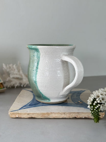 Vintage Studio Pottery Three Tone Mug