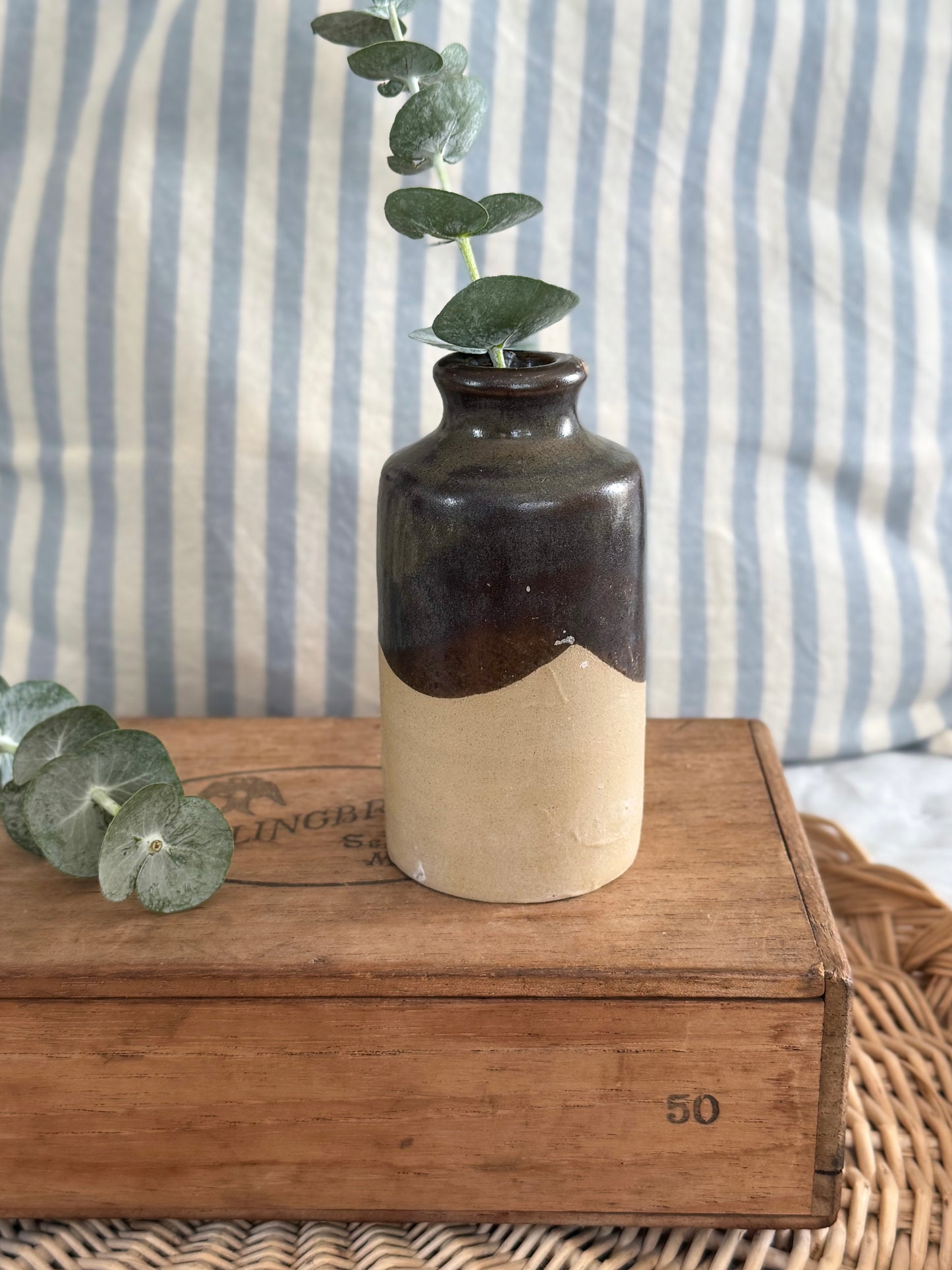 Antique Bourne Denby Sample Bottle / Trial Glaze Bottle (c.1850s–1900s) - Option 2