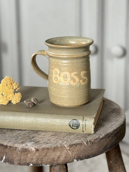 Welsh Studio Pottery ‘Boss’ Mug, Begelly Pottery, Pembrokeshire