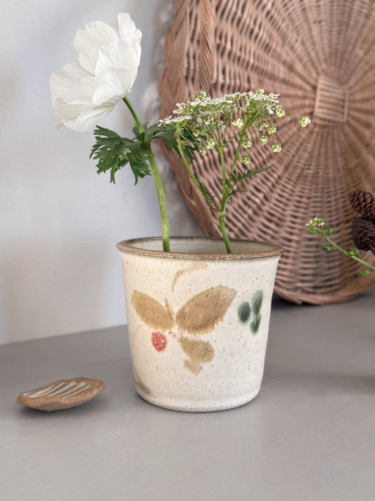 Vintage Abstract Studio Pottery Planter