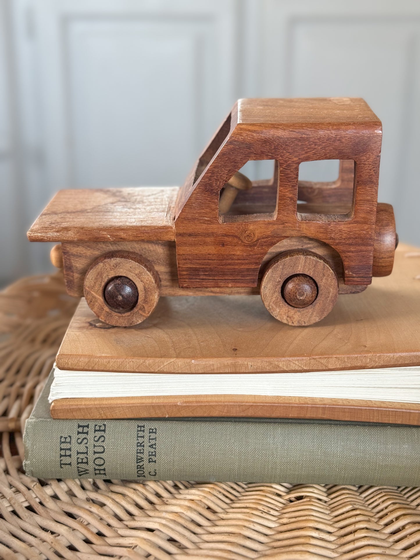 Vintage Wooden Toy Car