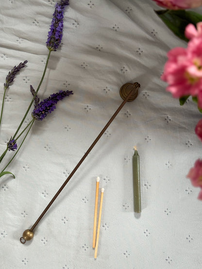 Vintage Brass Bell Candle Snuffer