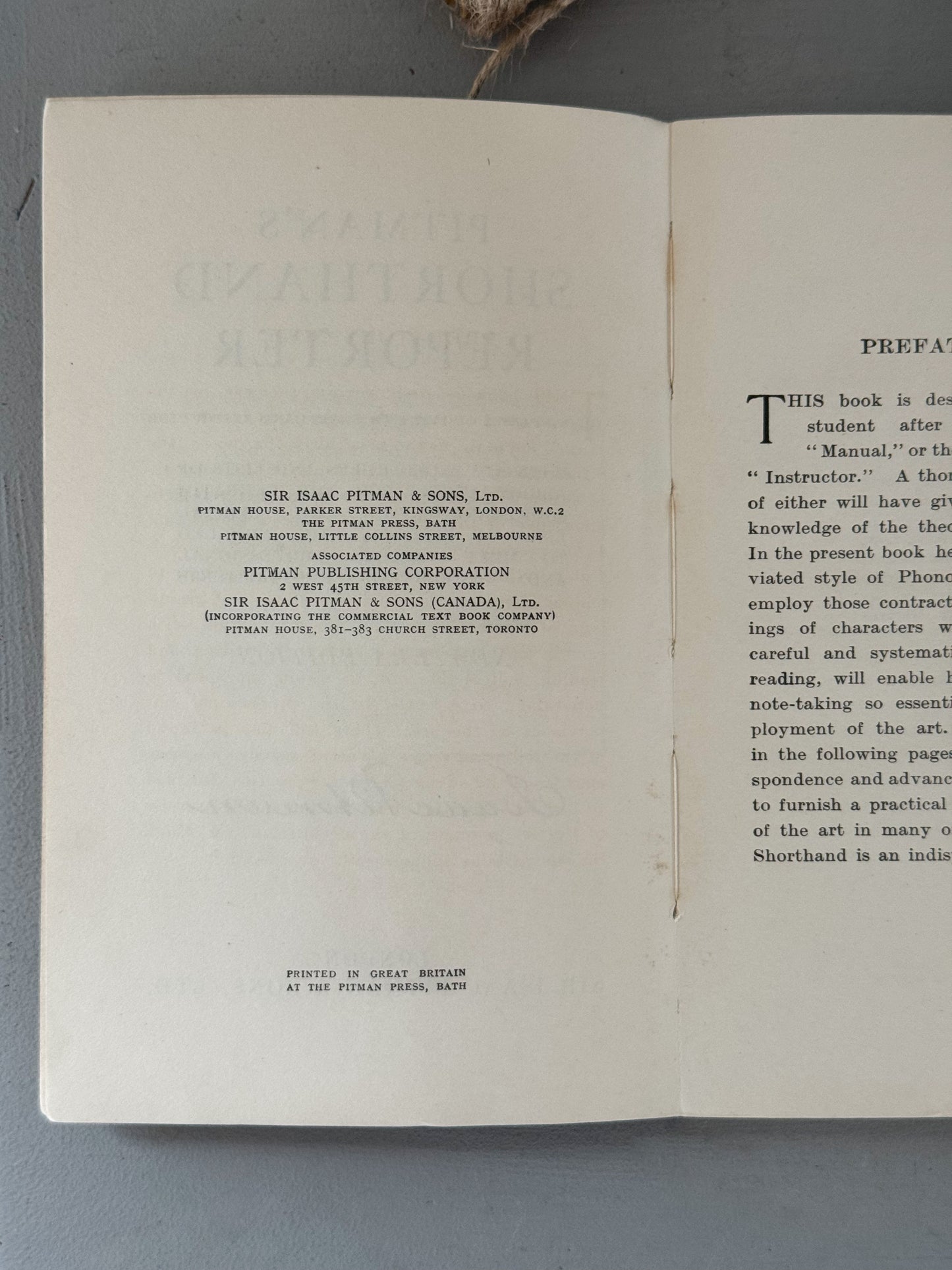 Vintage Pitman’s Shorthand Reporter - New Era Edition