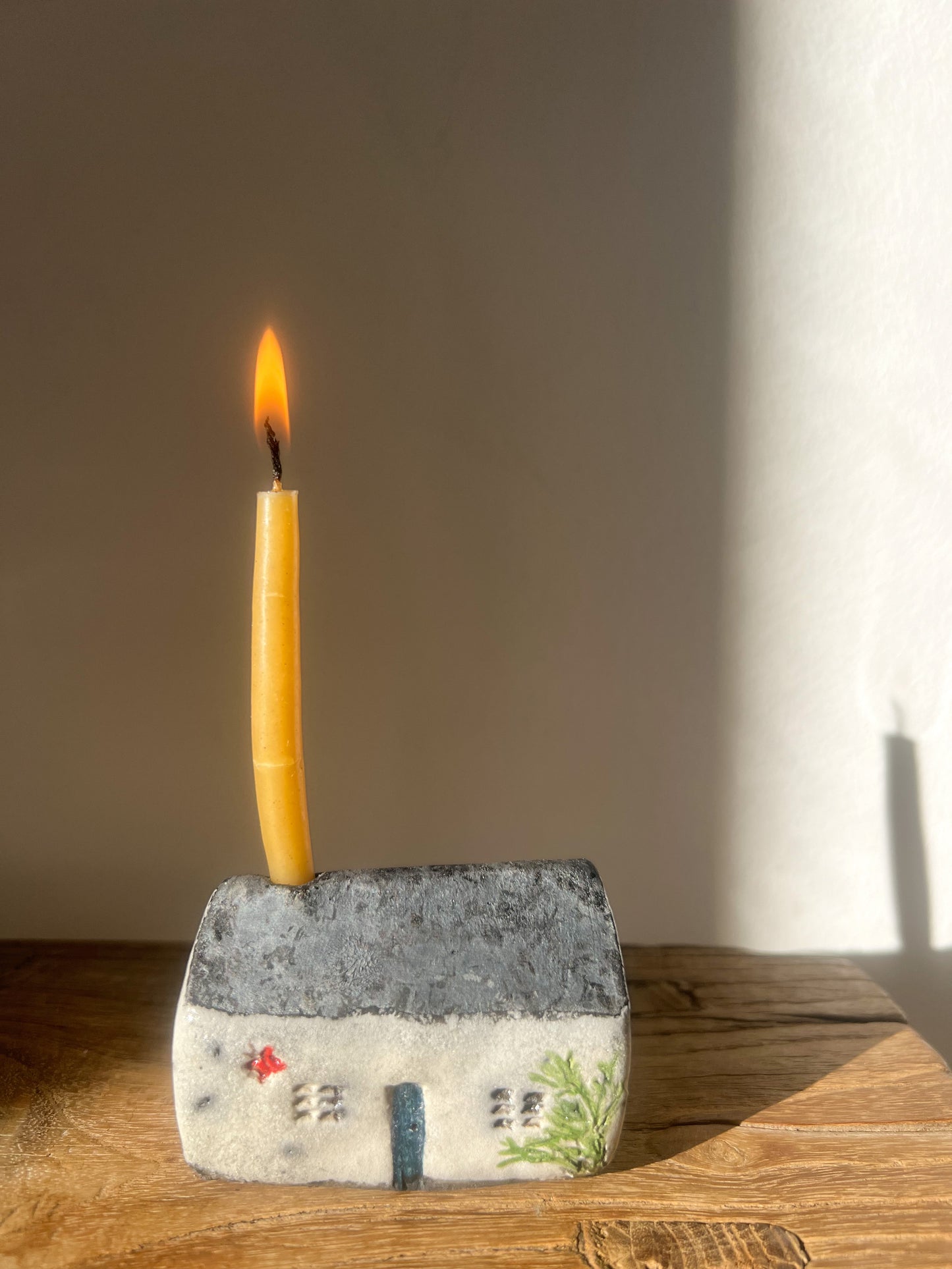 Hiraeth Cottage • Bwthyn Hiraeth Raku Ceramic Candle Holders