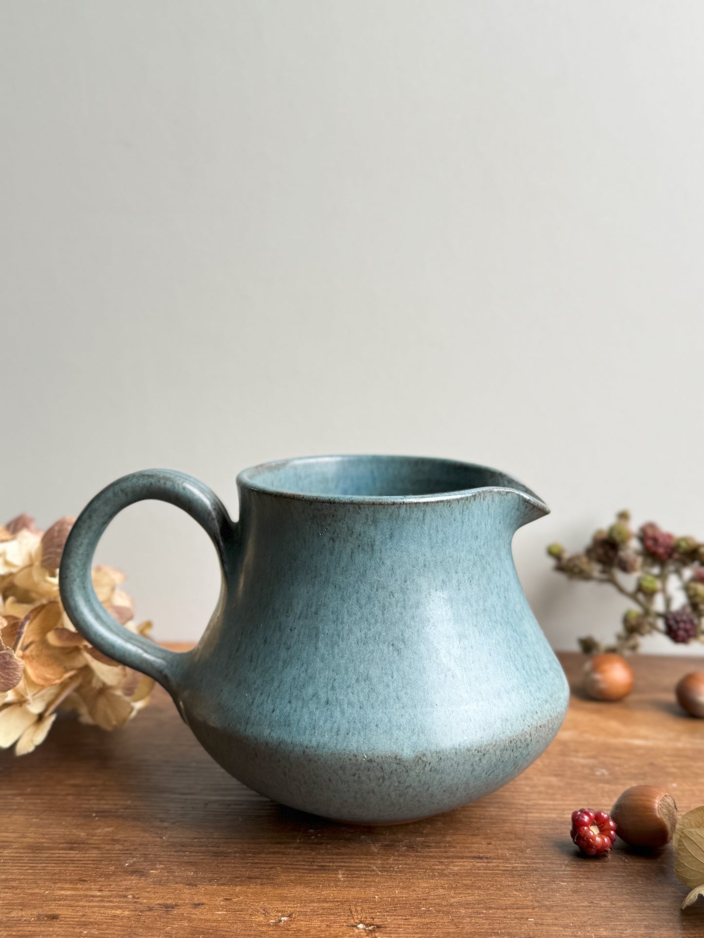 Blue Studio Pottery Milk Jug