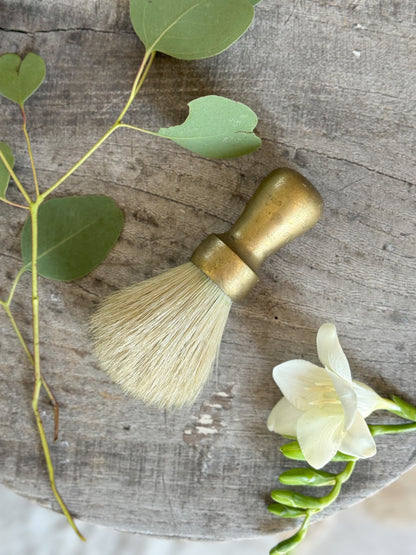 Vintage Brass Handled Brush