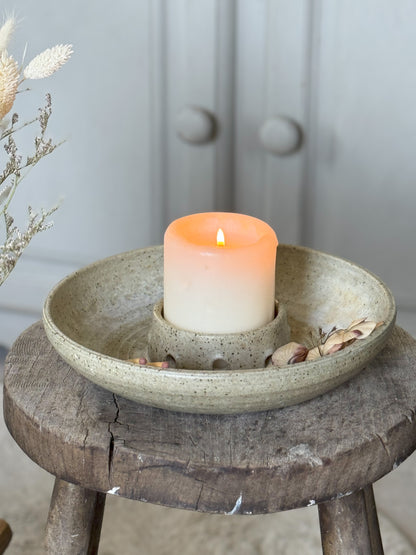 Studio Pottery Sectional Dish • Sharing Platter • Centre Piece