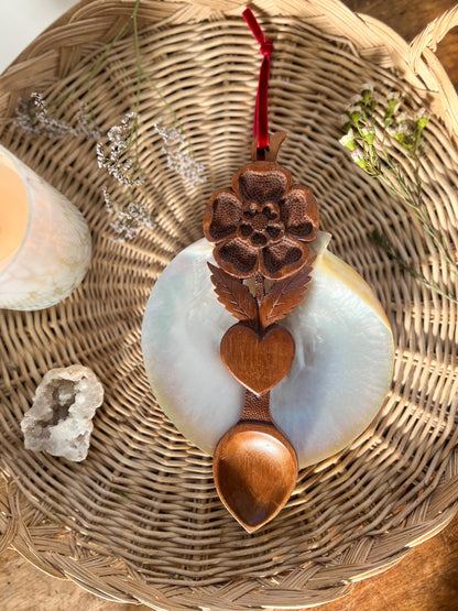 Vintage Welsh Love Spoon (Option 13)