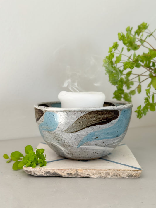 Vintage Welsh Studio Pottery Bowl by Harlech Pottery, 1999