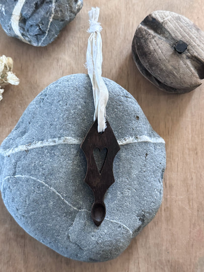 Vintage Miniature Hand-Carved Welsh Love Spoons (Multiple Options)