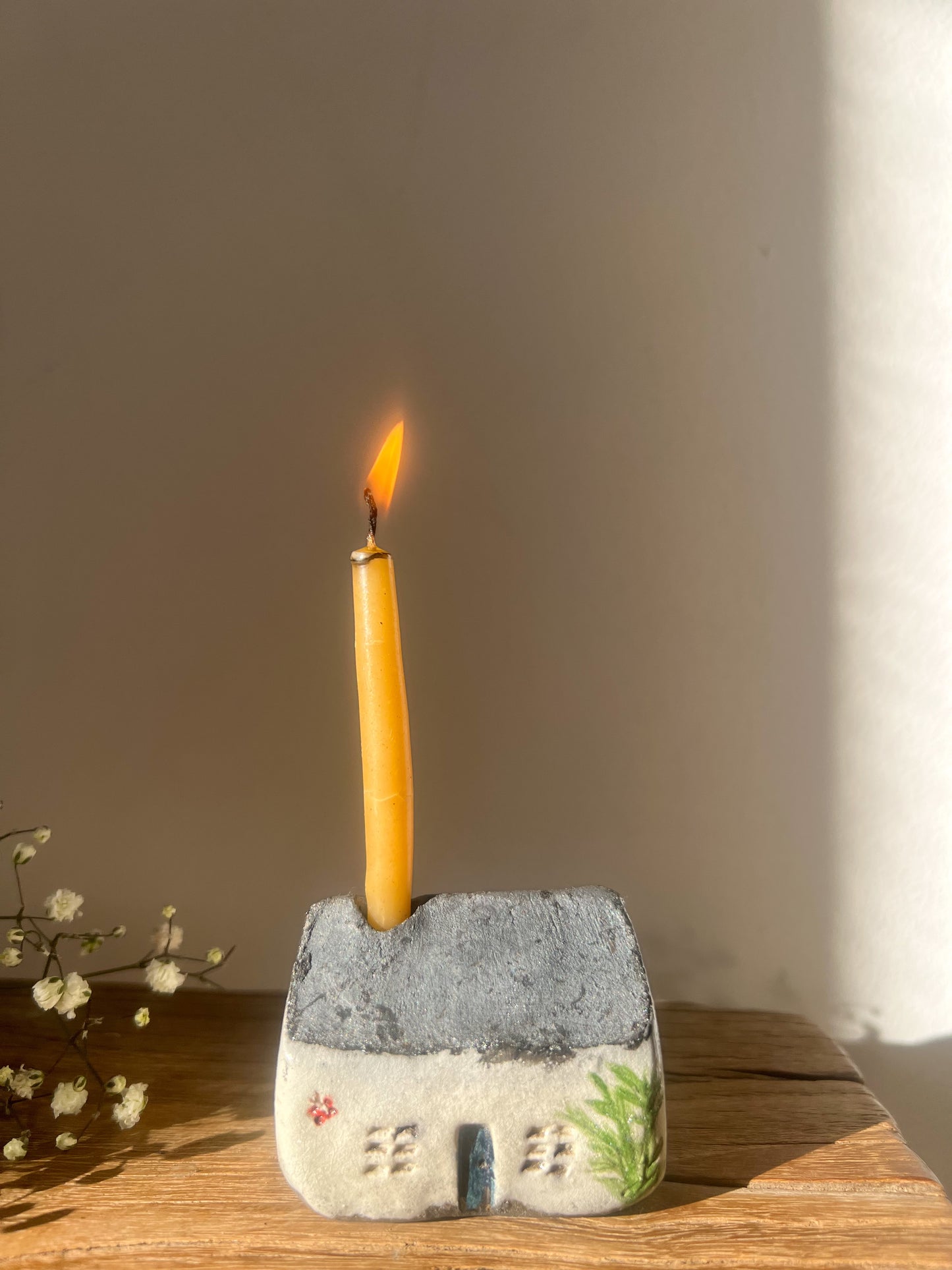 Hiraeth Cottage • Bwthyn Hiraeth Raku Ceramic Candle Holders