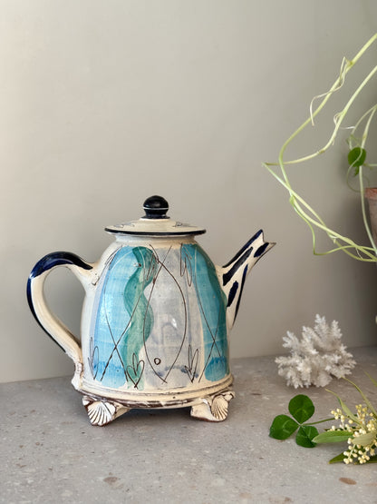 Very Rare Studio Pottery Teapot by Kevin Warren, Norfolk