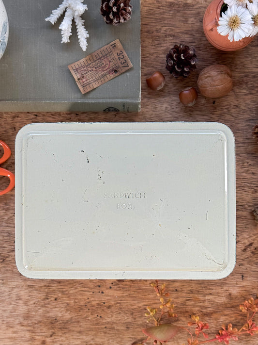 Vintage 1950s Tin Sandwich Box (Option 2)