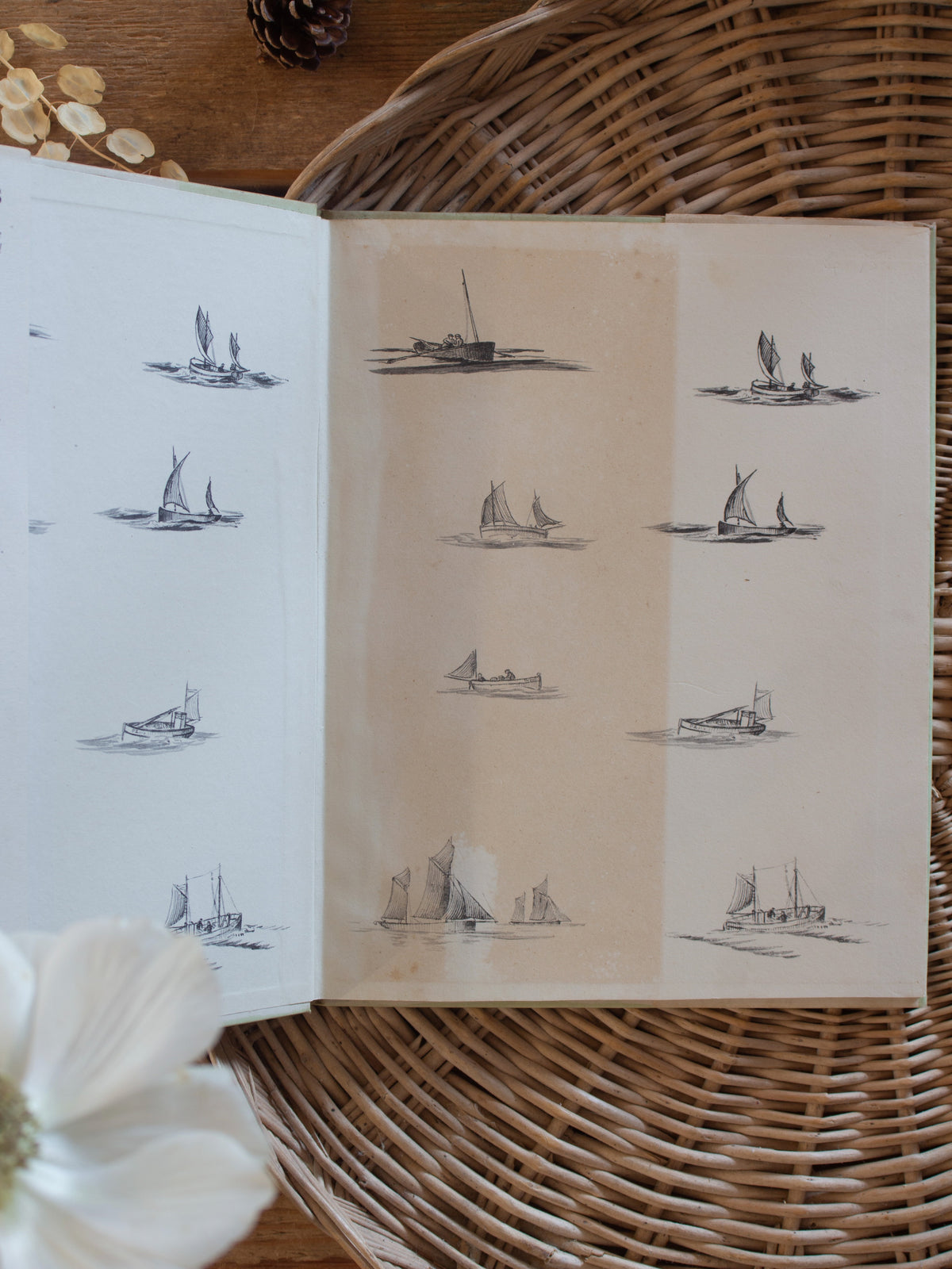 1952 First Edition Coastwise Craft by T. C. Lethbridge • Illustrated Maritime Field Study Book
