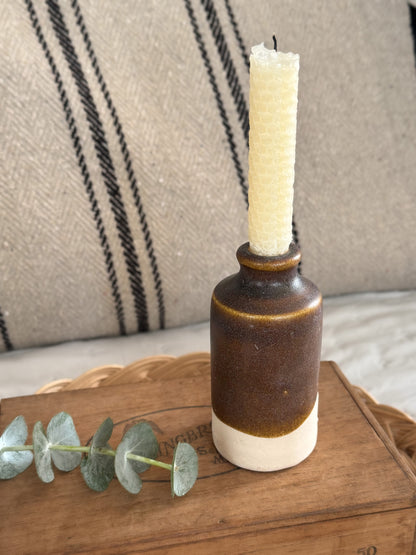 Antique Bourne Denby Sample Bottle / Trial Glaze Bottle (c.1850s–1900s) - Option 3