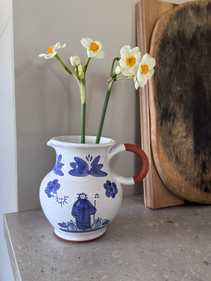 Vintage Portuguese Studio Pottery Shepherd Jug