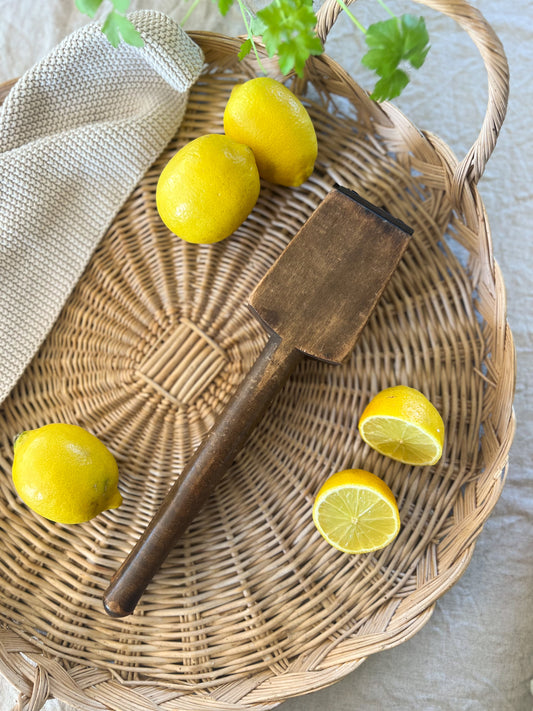 Antique Wooden Lemon Squeezer