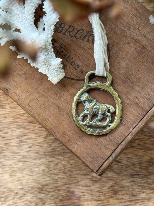 Vintage Solid Brass Token - Horse