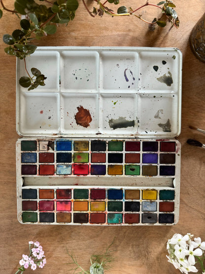 Vintage Page of London ‘Wild West’ Watercolour Paint Palette