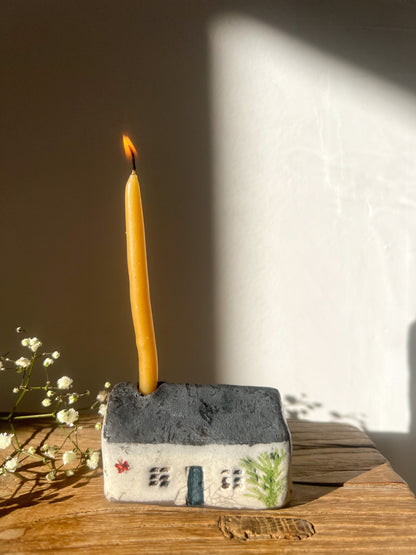 Hiraeth Cottage • Bwthyn Hiraeth Raku Ceramic Candle Holders