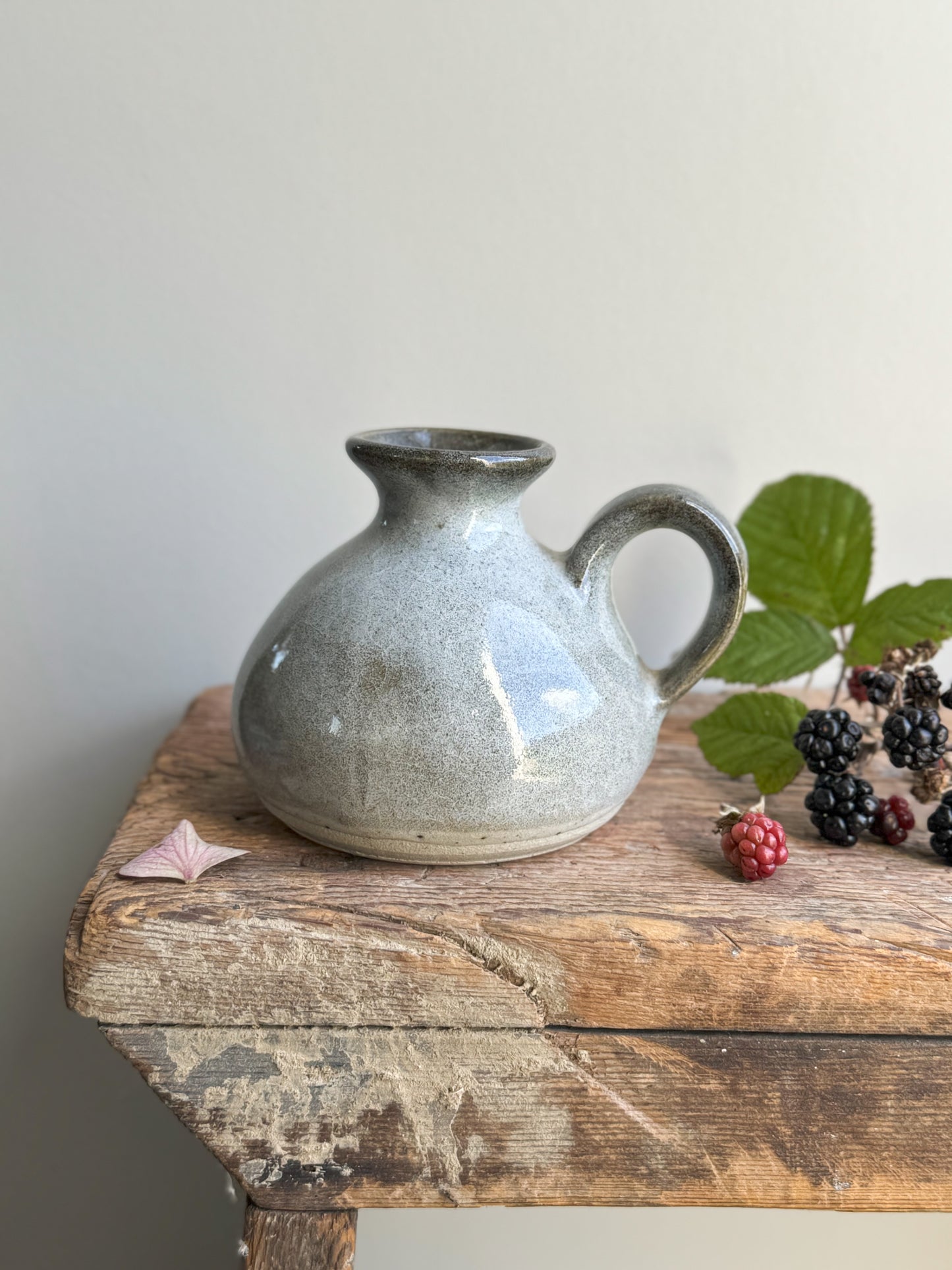French Studio Pottery Handled Pot