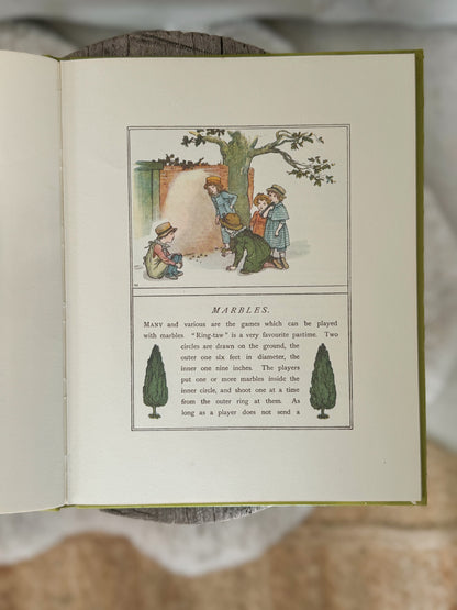 Kate Greenaway’s Book of Games, 1976, Hardback, 2nd Edition, Book Club Associates. J.M Dent & Sons Ltd.