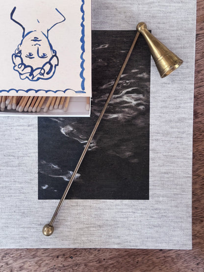 Vintage Brass Bell Candle Snuffer