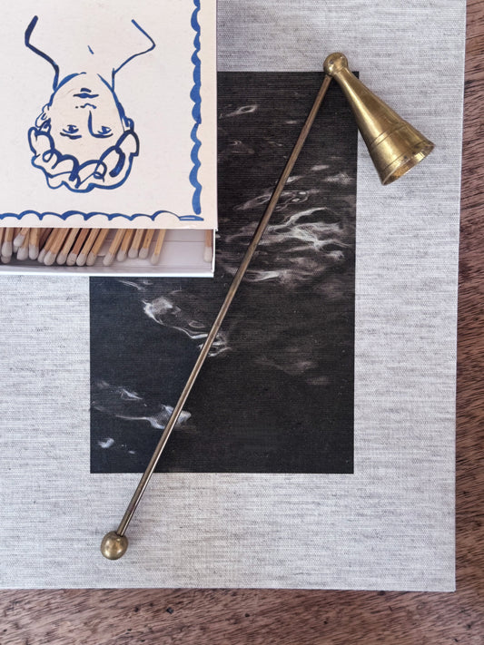 Vintage Brass Bell Candle Snuffer